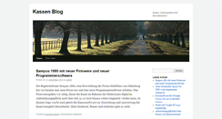 Desktop Screenshot of kassen-blog.de
